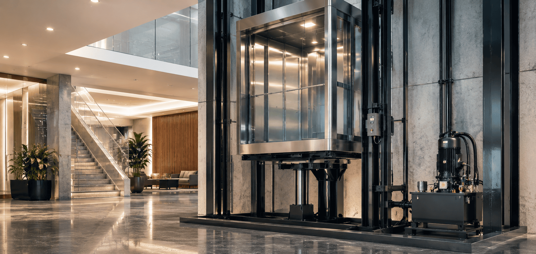 Hydraulic Elevators for Smooth, Reliable Travel